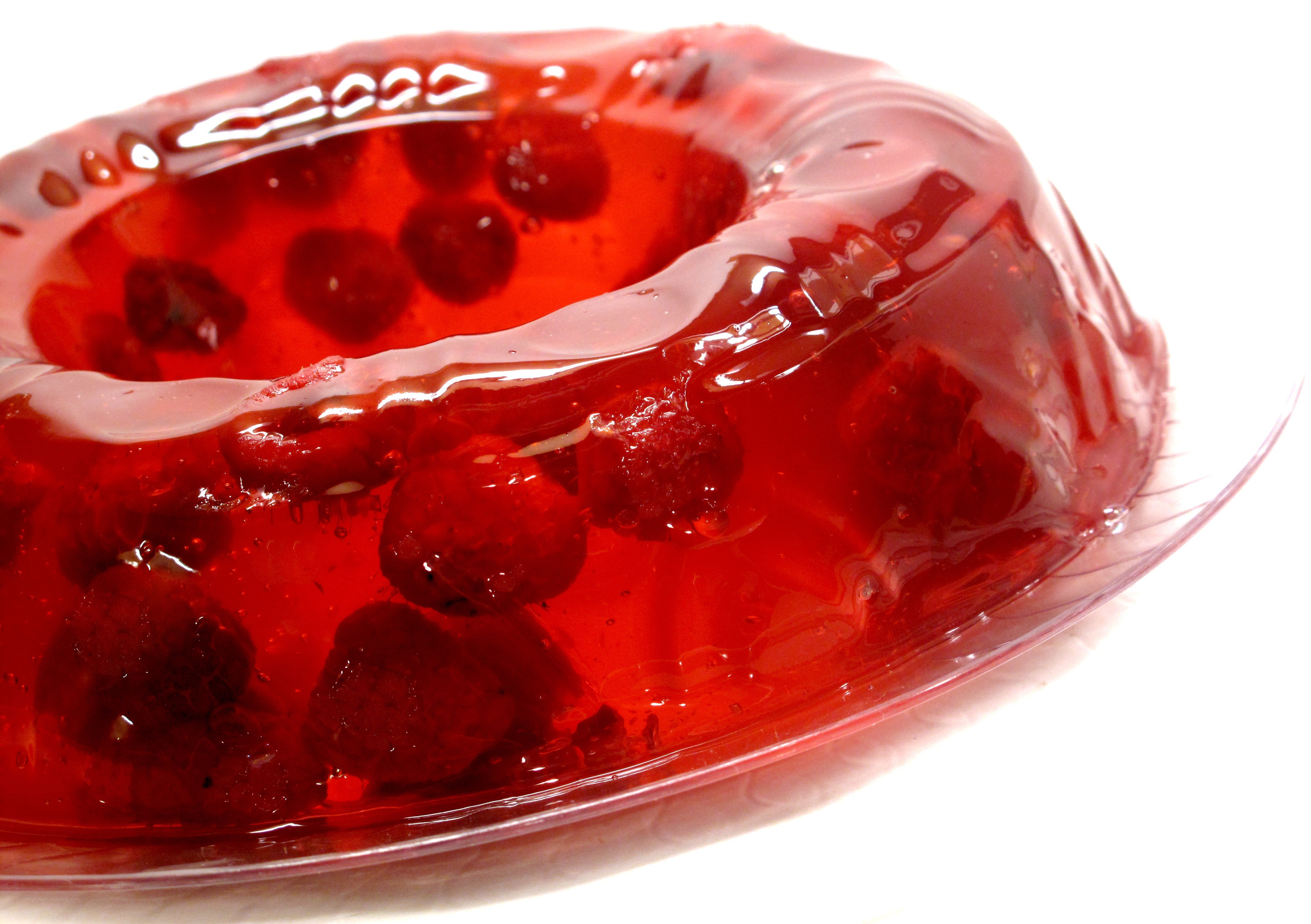 red jelly with berries