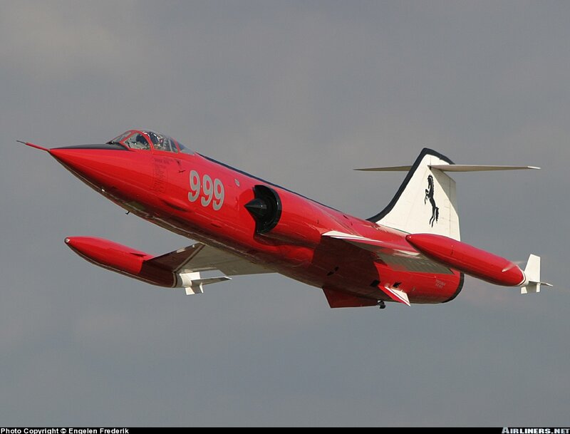 Red Jet Aircraft — Dynamic, Photograph
