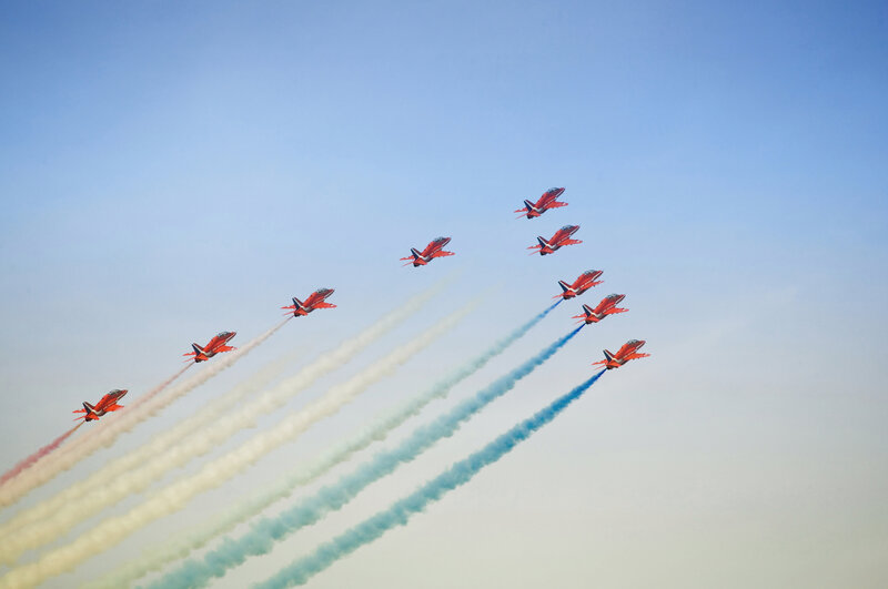 Red Jet Aircraft