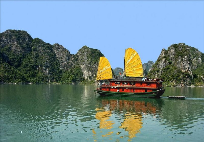 Red Junk Boat