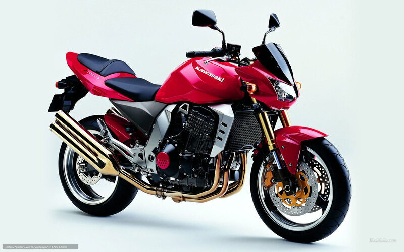 Red Kawasaki motorcycle