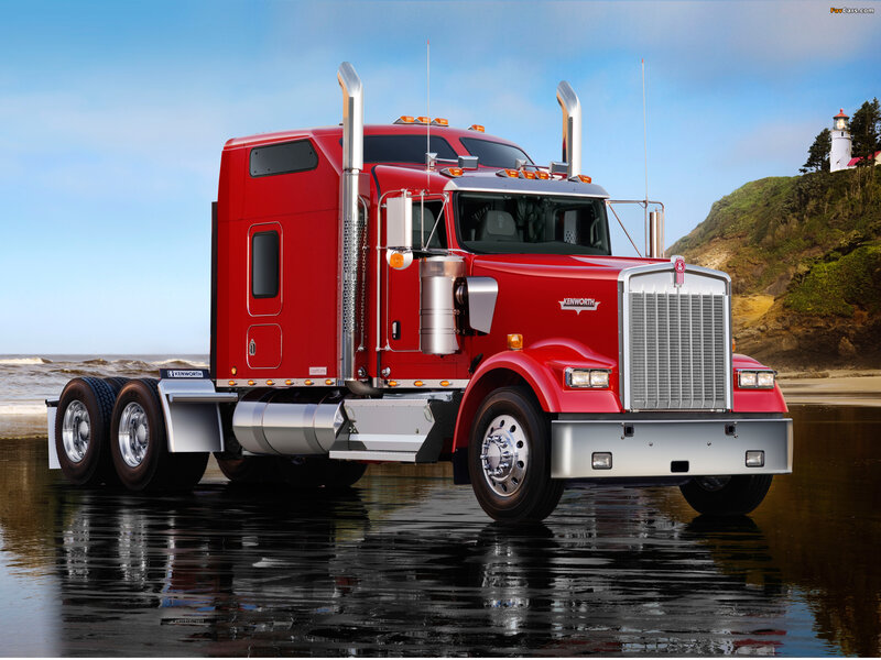 Red Kenworth Truck