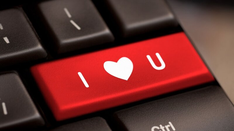 Red Keyboard Key