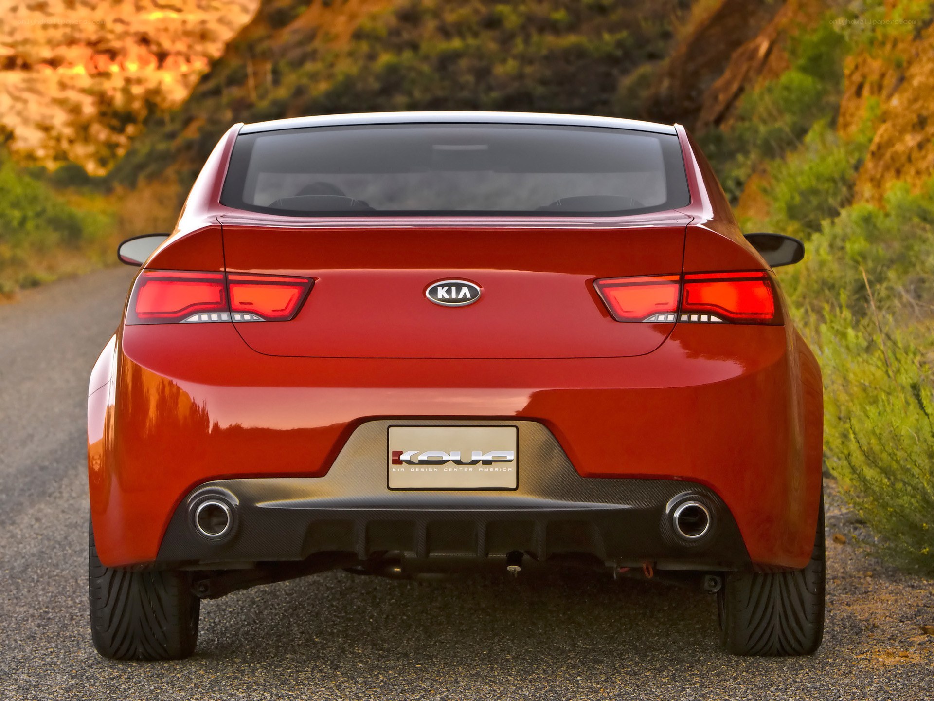 Red Kia Cadenza Concept