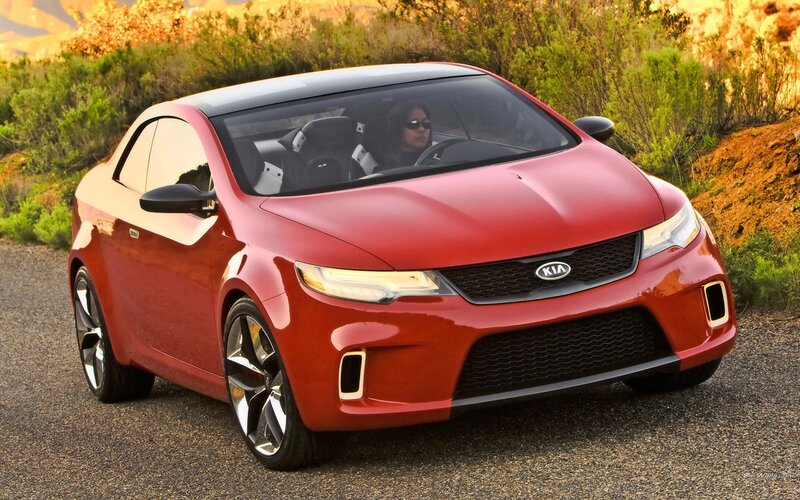 Red Kia Concept Car