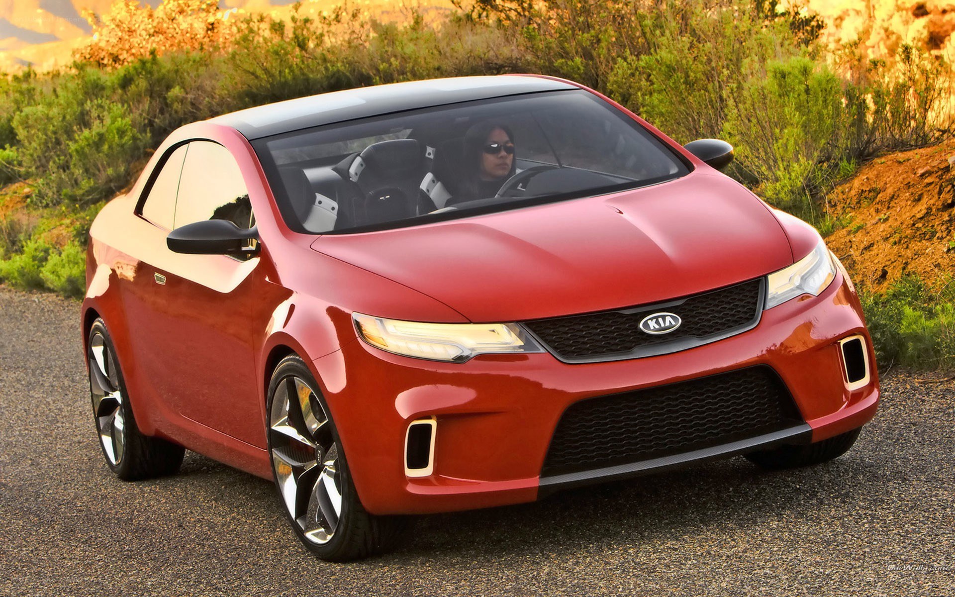 Red Kia Concept Car