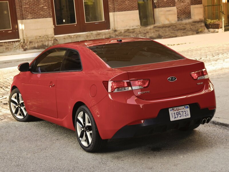 Red Kia Forte Coupe