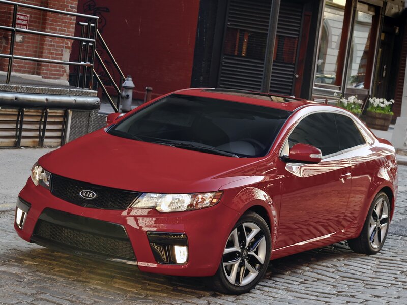 Red Kia Forte Coupe — Urban