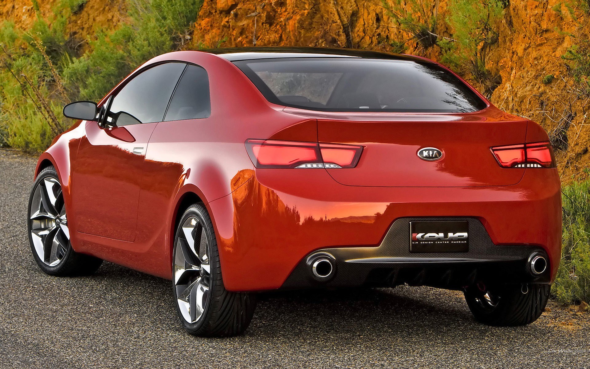 red kia koala concept car