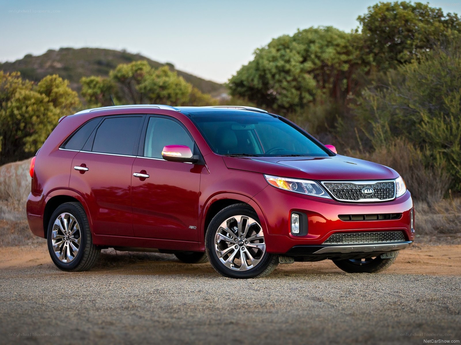 Red Kia Sorento SUV