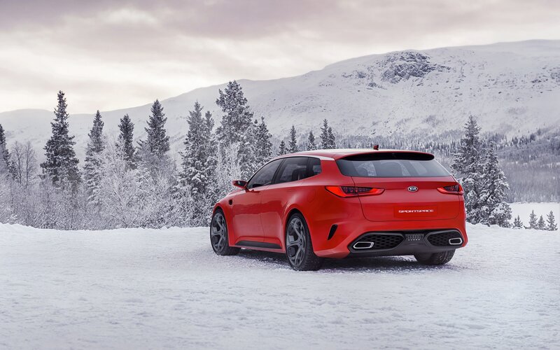 Red Kia Sportspace