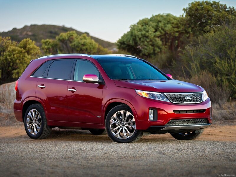Red Kia Suv