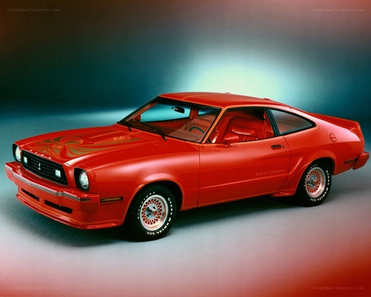Red King Cobra muscle car