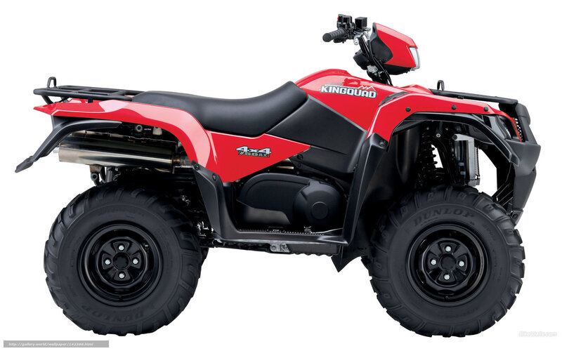 Red Kingquad 4x4 ATV