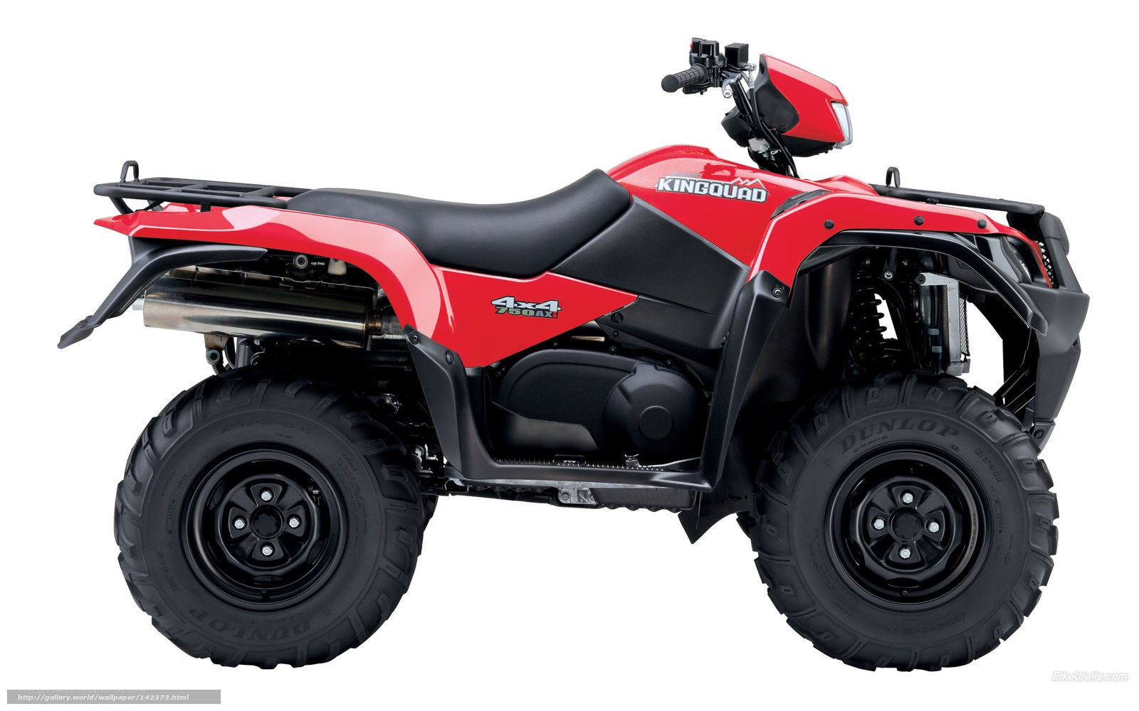 Red KingQuad 750AX ATV