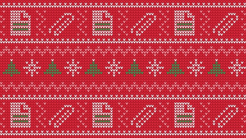 Red Knit Sweater Pattern