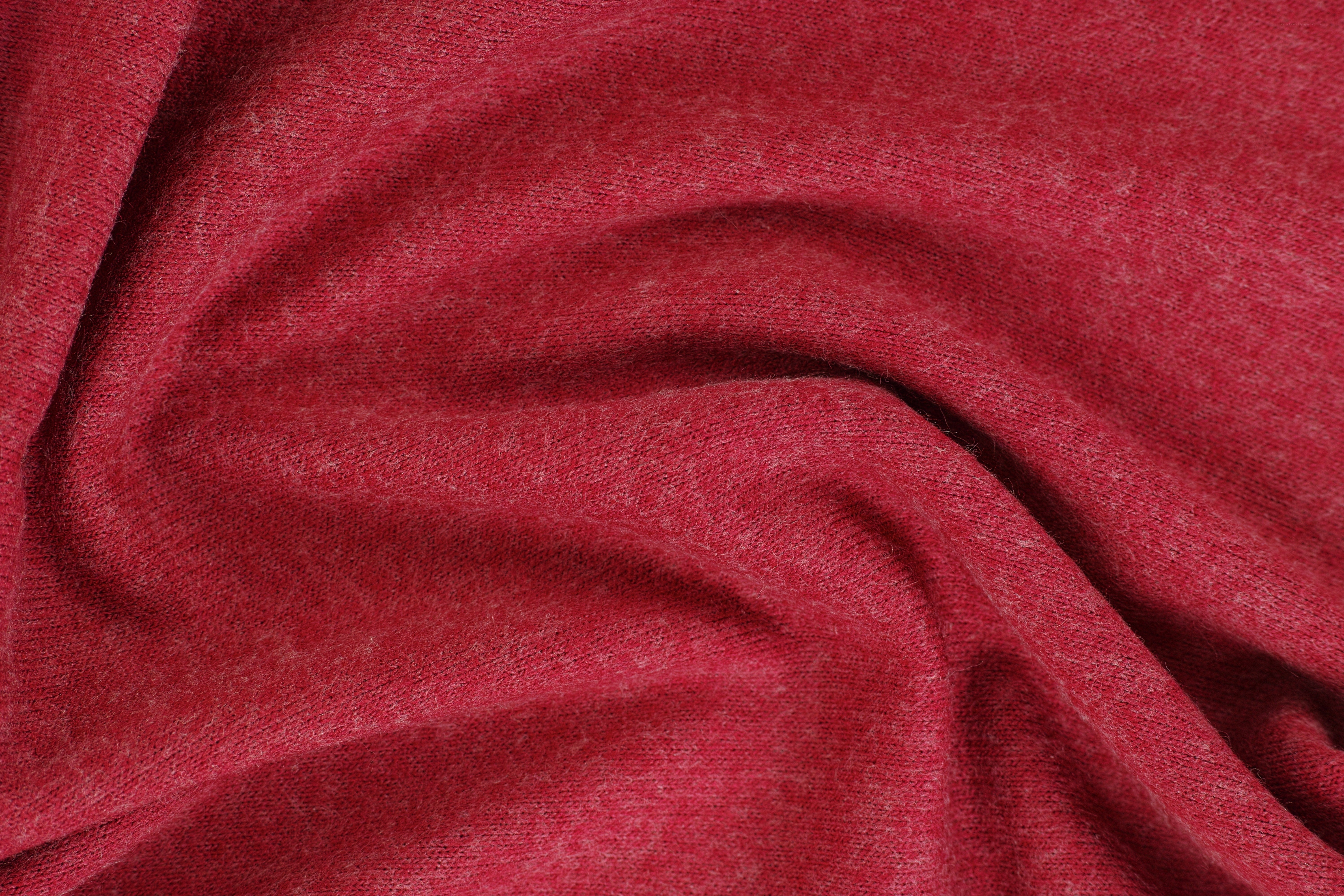 red knitted fabric texture