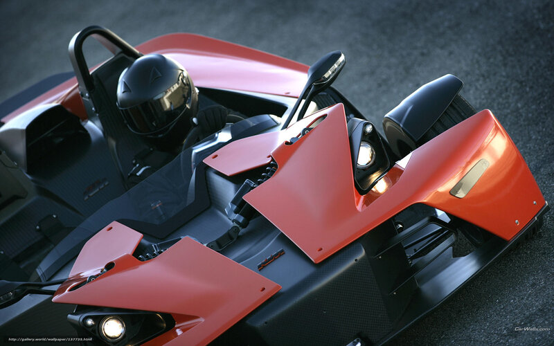 red ktm x-bow sports car