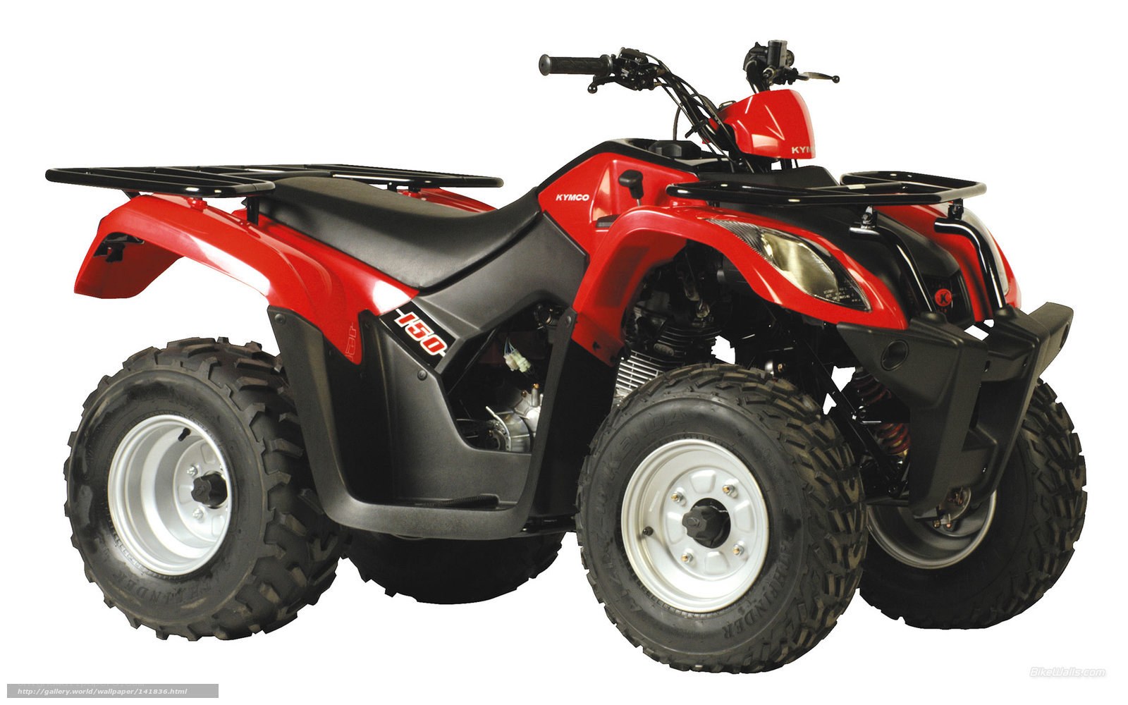 Red Kymco 150 ATV