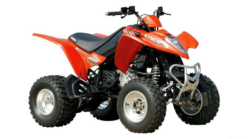 Red Kymco 300 ATV