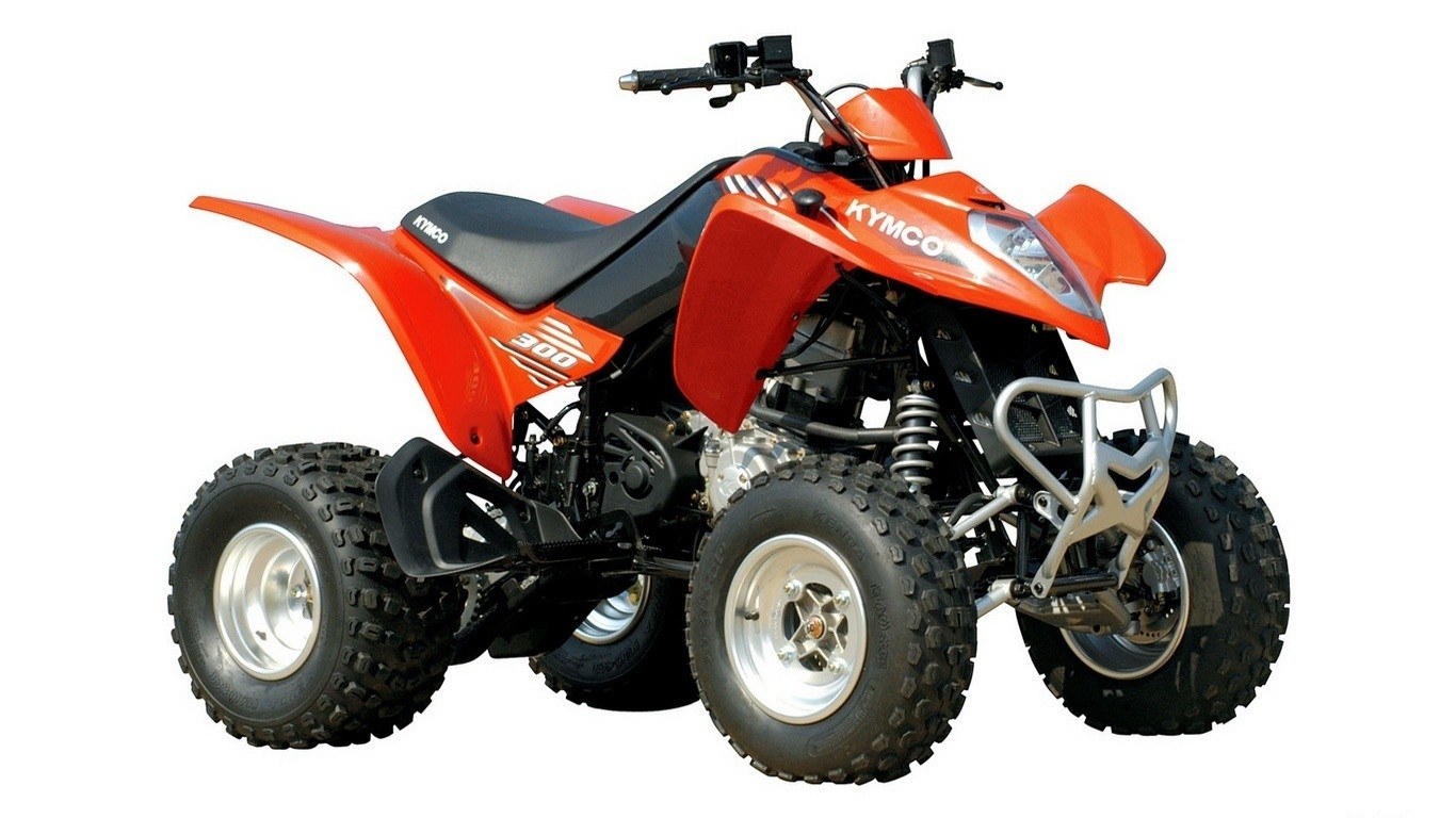 Red Kymco 300 ATV