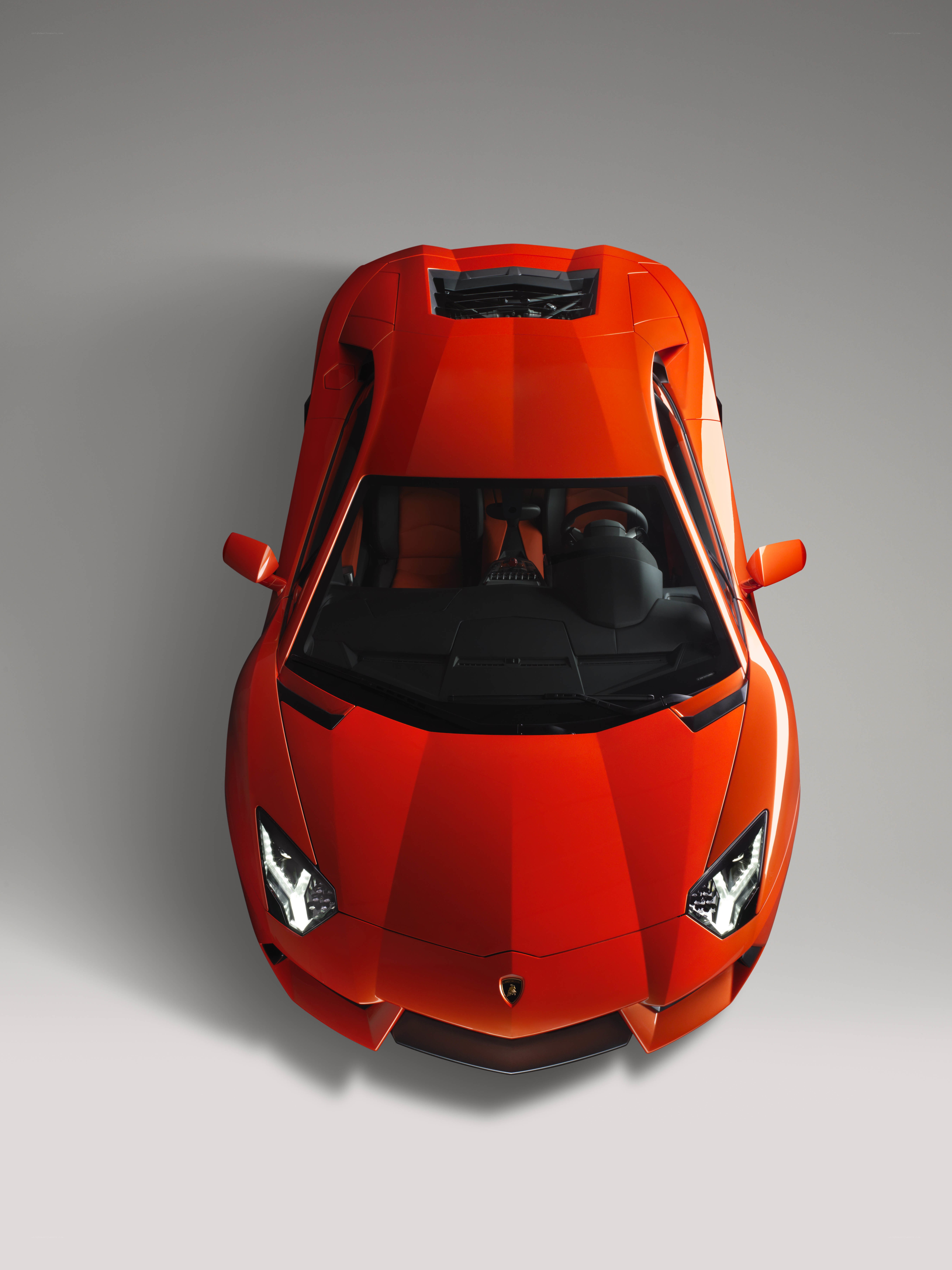 Red Lamborghini Aventador