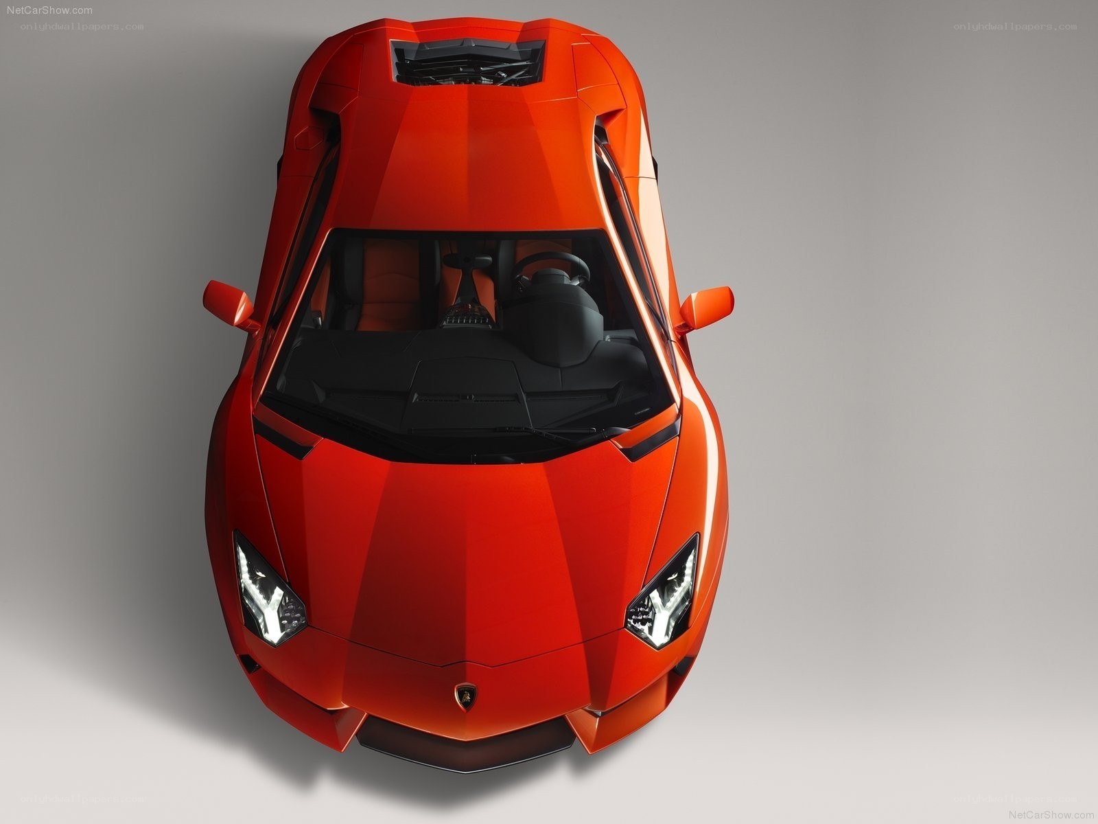 Red Lamborghini Aventador