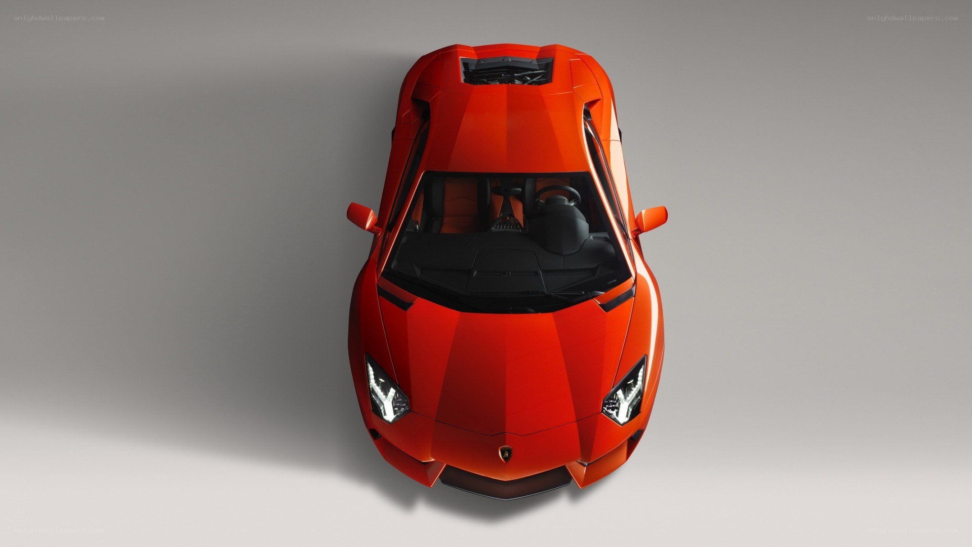 Red Lamborghini Aventador