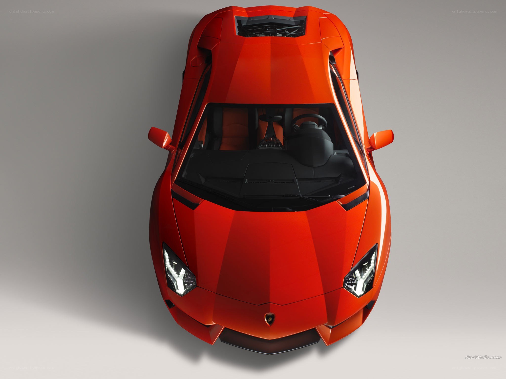 Red Lamborghini Aventador