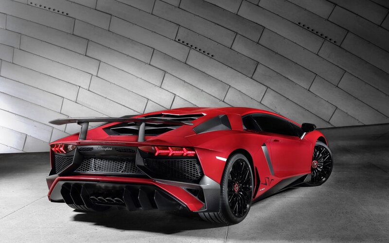 Red Lamborghini Aventador — Dramatic, Photograph, Car, Tunnel