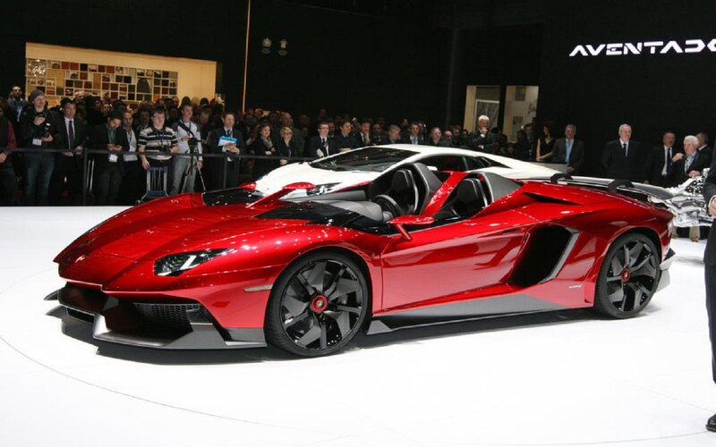 Red Lamborghini Aventador — Formal