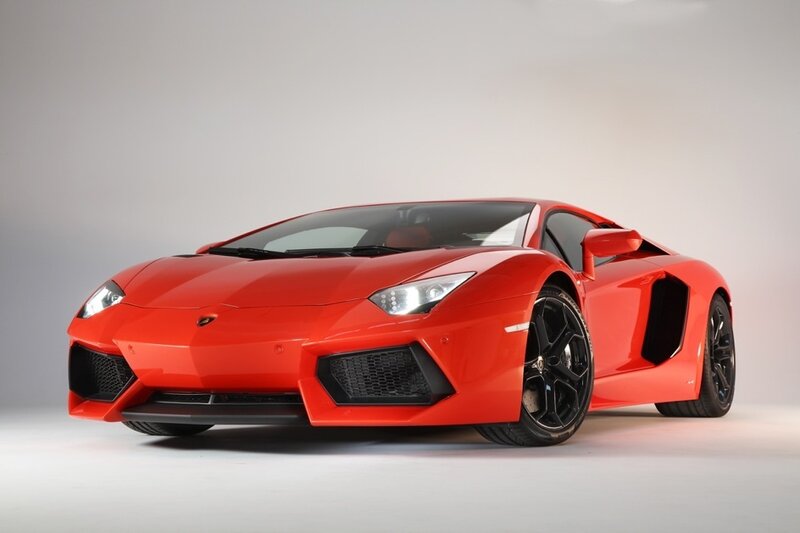 Red Lamborghini Aventador — Neutral, Photograph