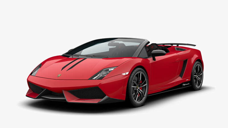 Red Lamborghini Convertible — Neutral