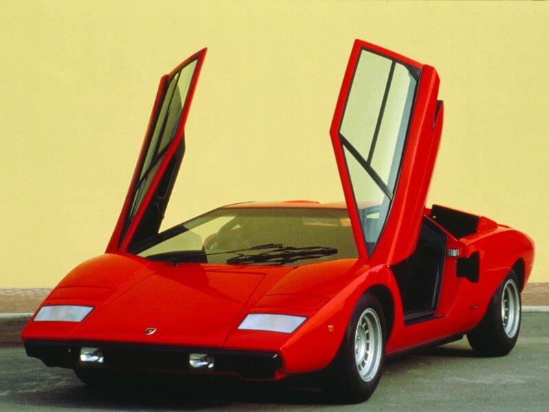 Red Lamborghini Countach