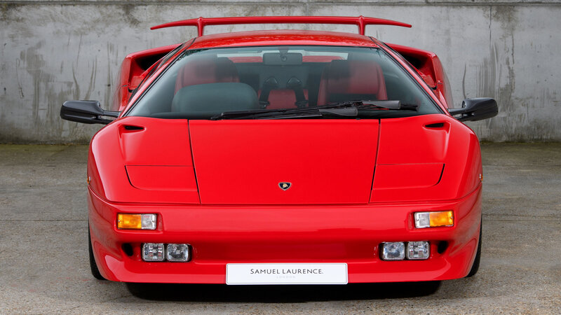 Red Lamborghini Diablo — Neutral