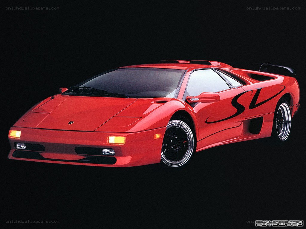 Red Lamborghini Diablo SV