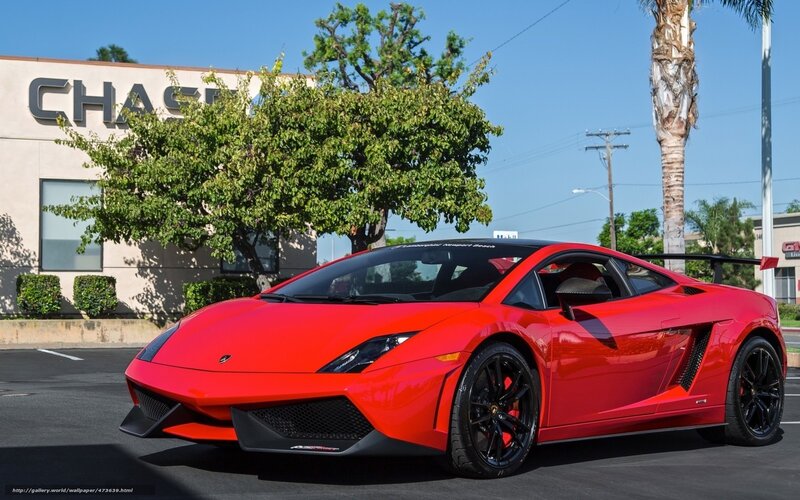 Red Lamborghini Gallardo