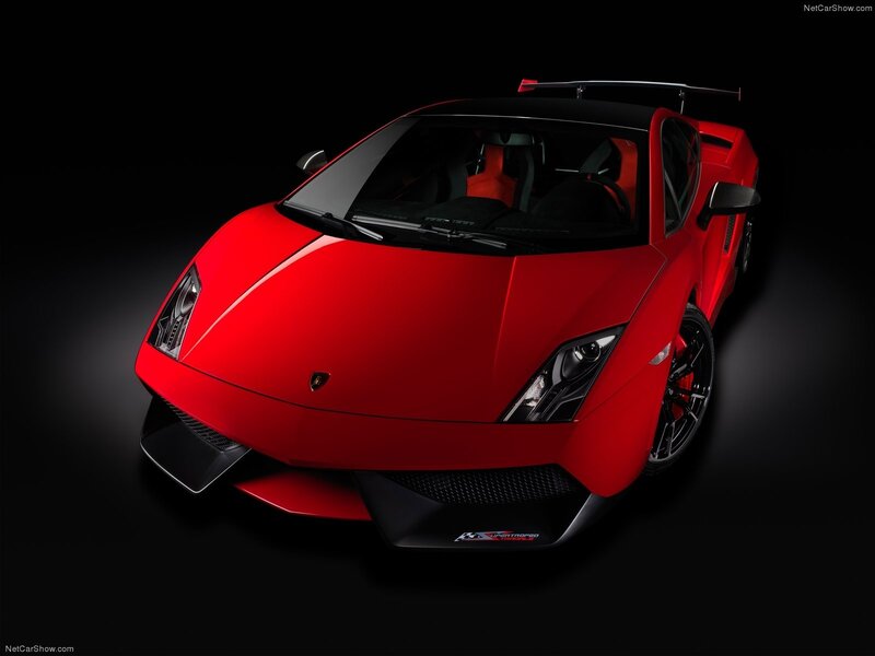 Red Lamborghini Gallardo LP570-4 Super Trofeo