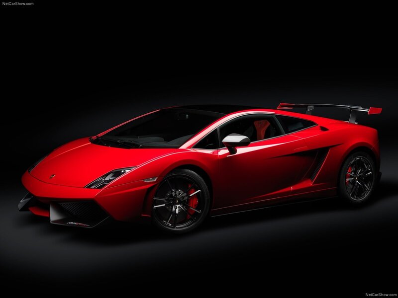 Red Lamborghini Gallardo LP570-4 Superleggera