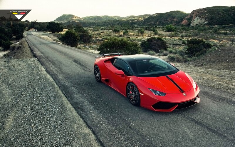Red Lamborghini Huracan