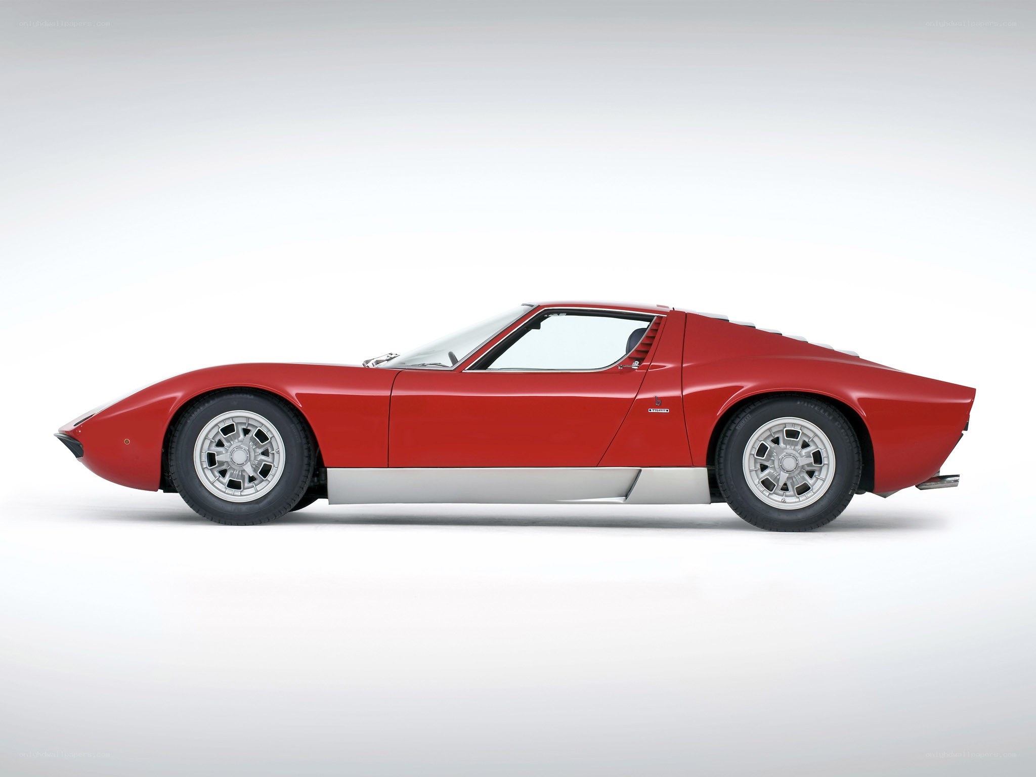Red Lamborghini Miura