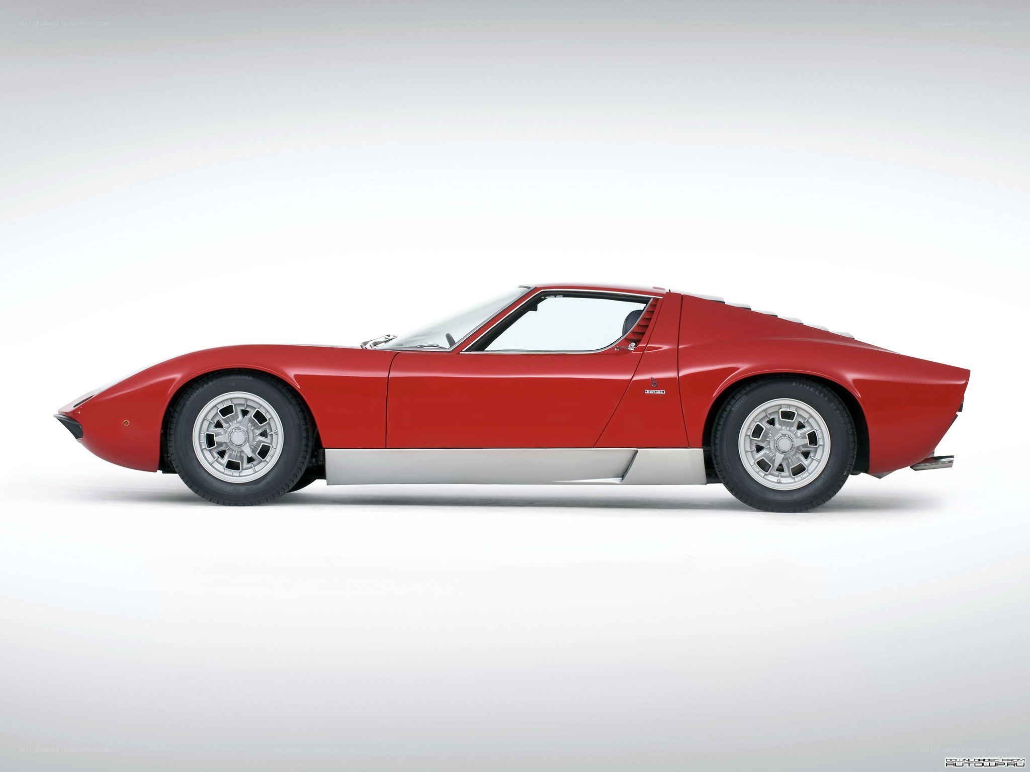Red Lamborghini Miura