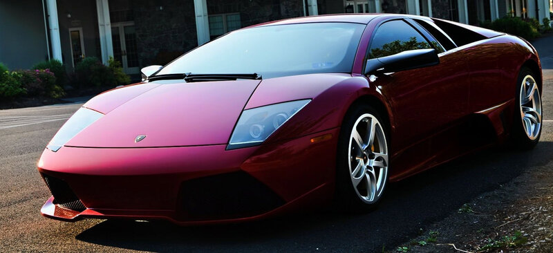 Red Lamborghini Murcielago