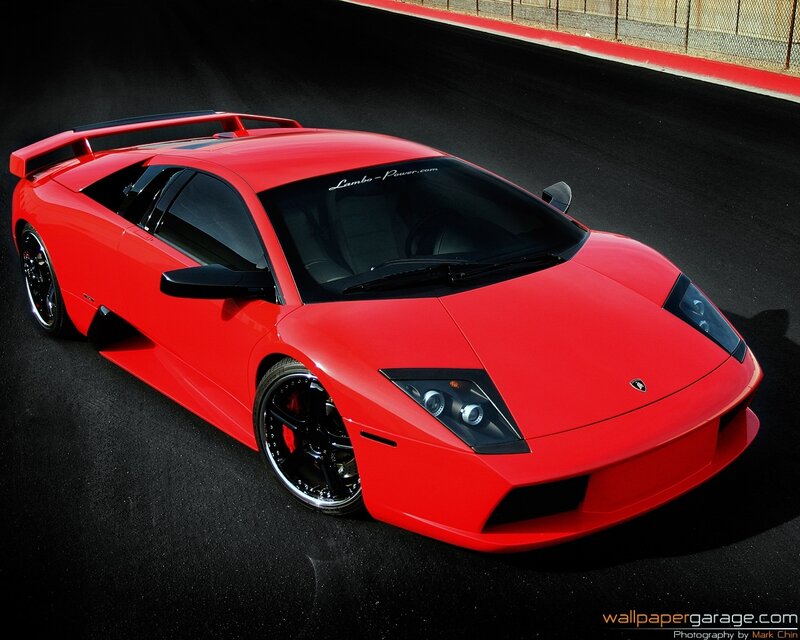 red lamborghini on racetrack