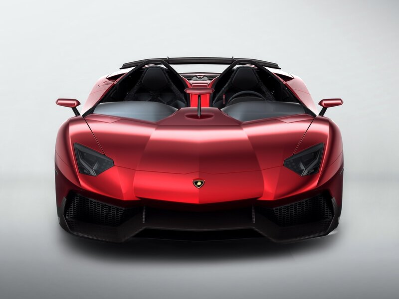 Red Lamborghini sports car