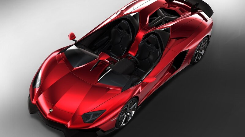 red lamborghini sports car