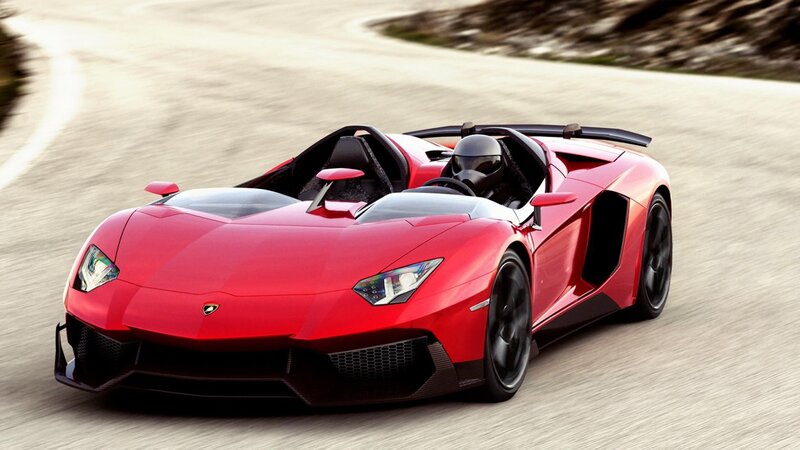 red lamborghini sports car