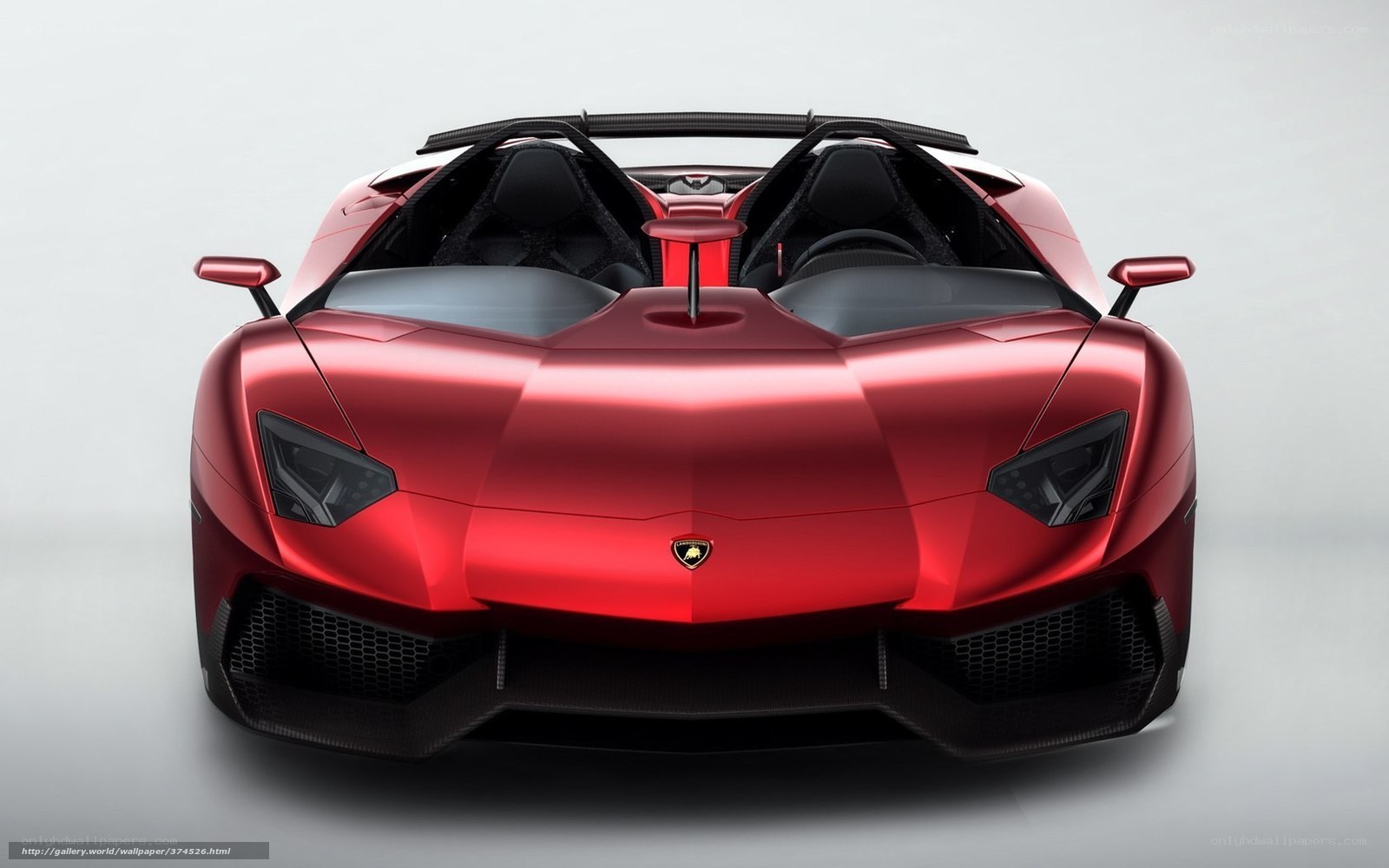 Red Lamborghini sports car