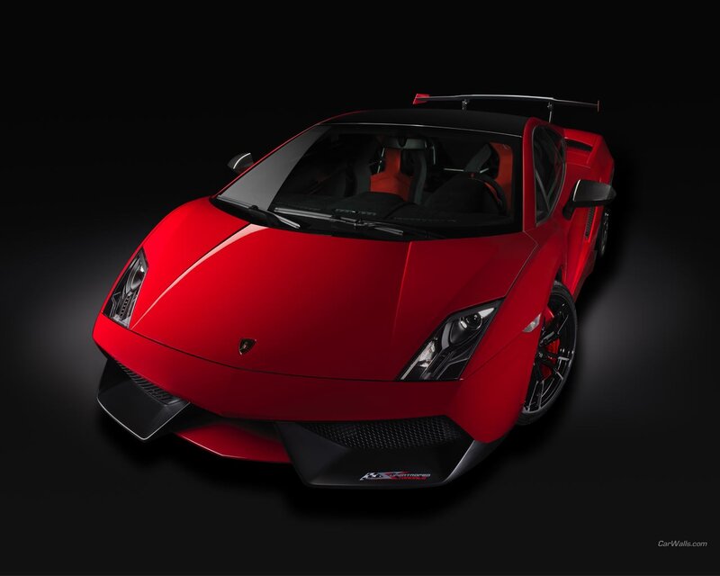 red lamborghini sports car
