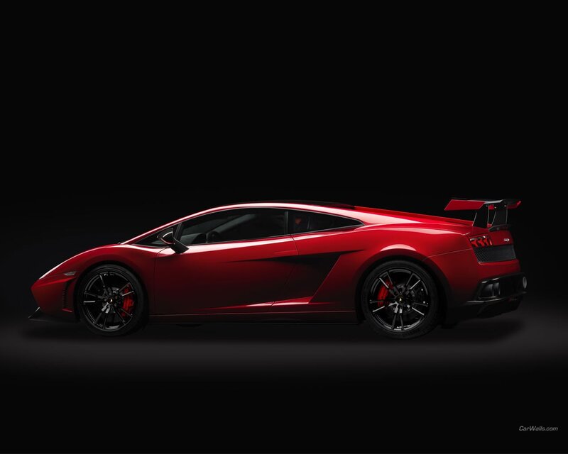 red lamborghini sports car